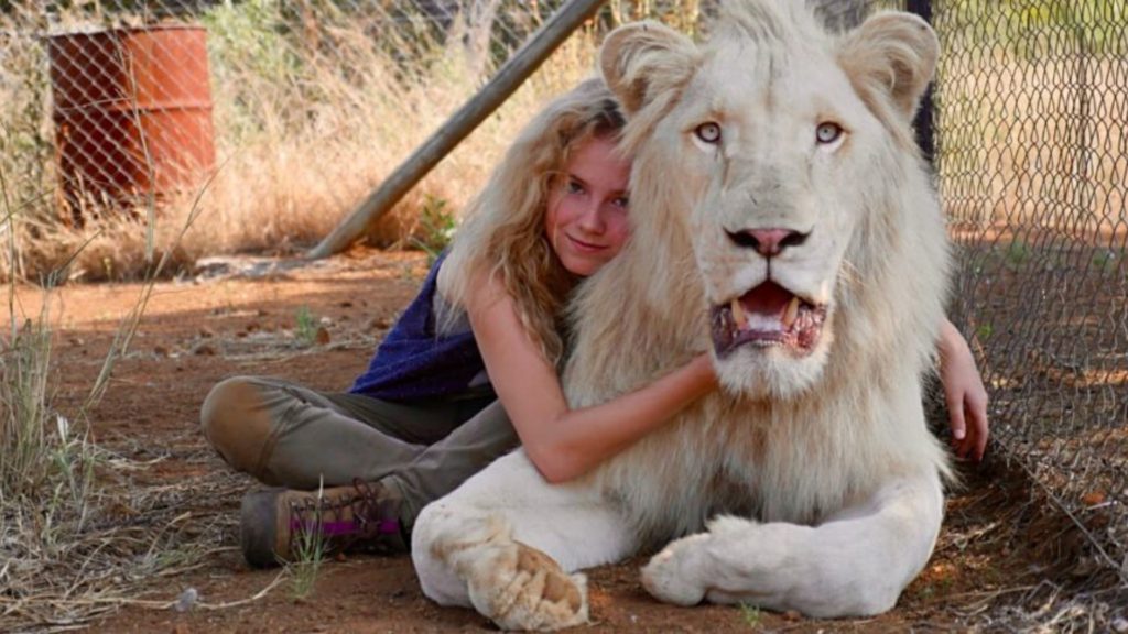 Image extraite du film Mia et le Lion blanc.