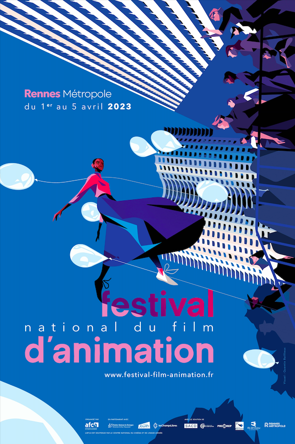 Affiche du Festival national du film d'animation 2023