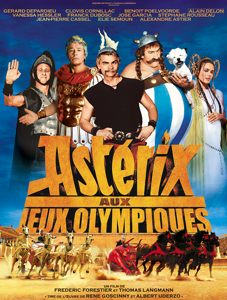 affiche du film Astérix aux jeux olympiques