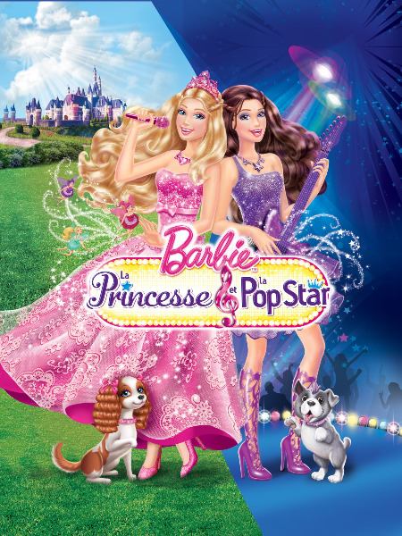 affiche du film Barbie : la princesse et la popstar