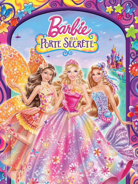 affiche du film Barbie et la porte secrète