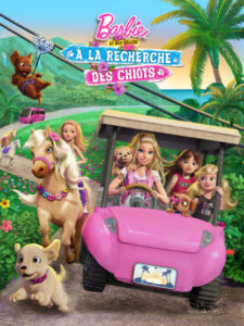 affiche du film Barbie et ses sœurs à la recherche des chiots