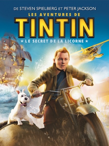 affiche du film Les aventures de Tintin : le secret de la licorne