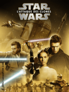 affiche du film Star Wars : Episode II - L'attaque des clones (disney)