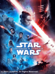 affiche du film Star Wars : l'ascension de Skywalker (disney)