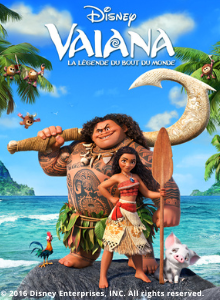 affiche du film Vaiana, la légende du bout du monde