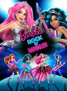 affiche du film Barbie : rock et royales