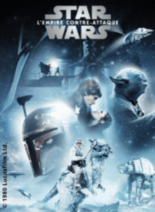 affiche du film Star Wars : Episode V - L'Empire contre-attaque (disney)