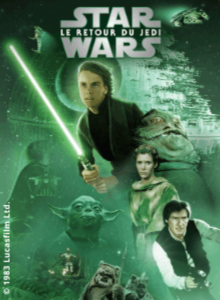 affiche du film Star Wars : Episode VI - Le retour du Jedi (disney)